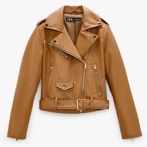 Leather Biker Jacker From Zara
